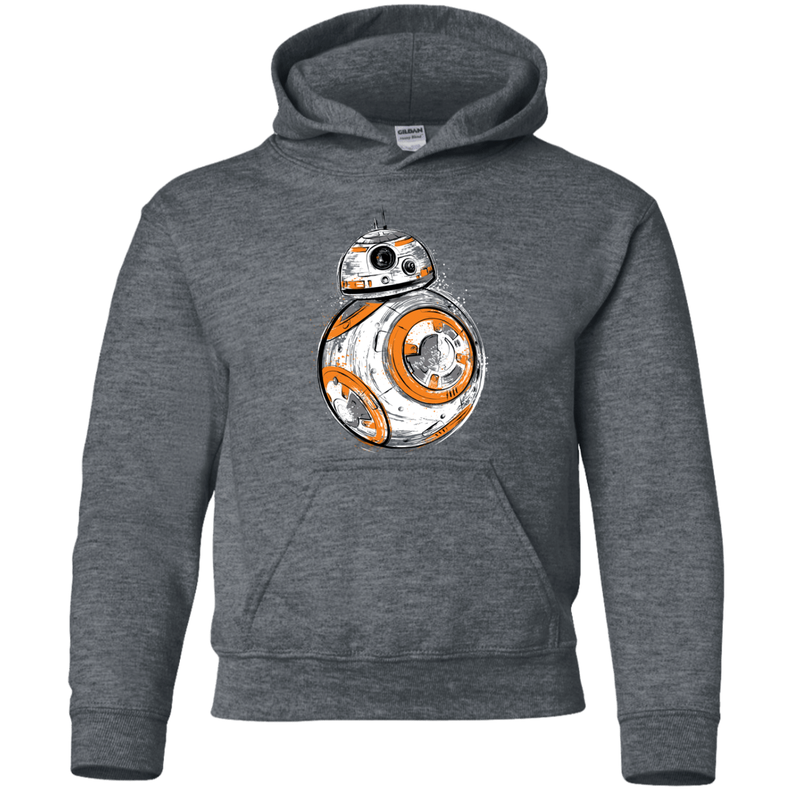 Sweatshirts Dark Heather / YS Astromech Droid Youth Hoodie