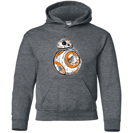 Sweatshirts Dark Heather / YS Astromech Droid Youth Hoodie