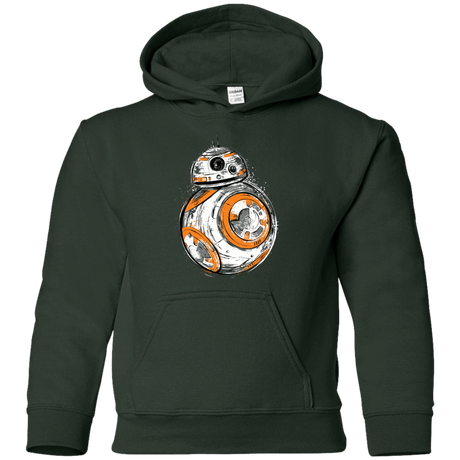 Sweatshirts Forest Green / YS Astromech Droid Youth Hoodie