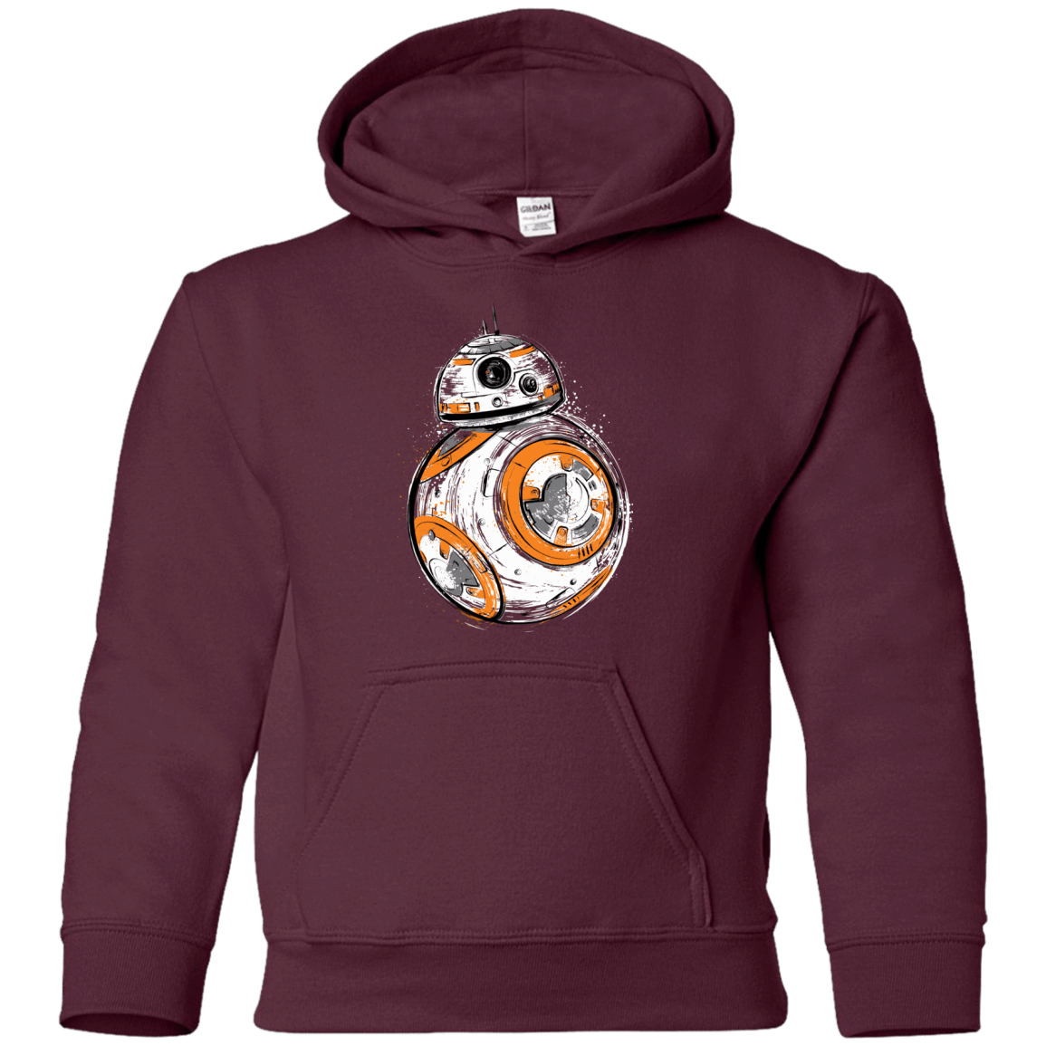 Sweatshirts Maroon / YS Astromech Droid Youth Hoodie