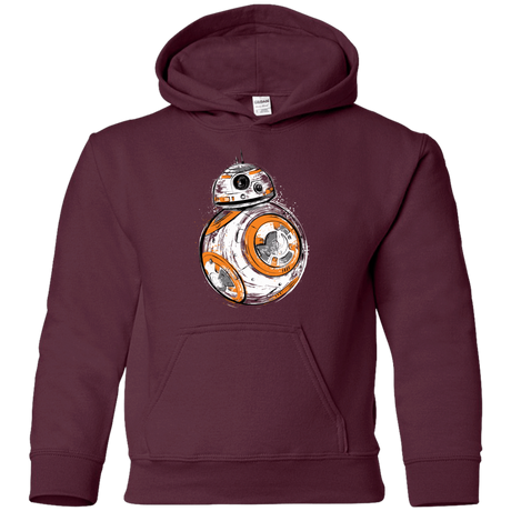 Sweatshirts Maroon / YS Astromech Droid Youth Hoodie