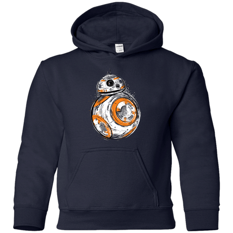 Sweatshirts Navy / YS Astromech Droid Youth Hoodie