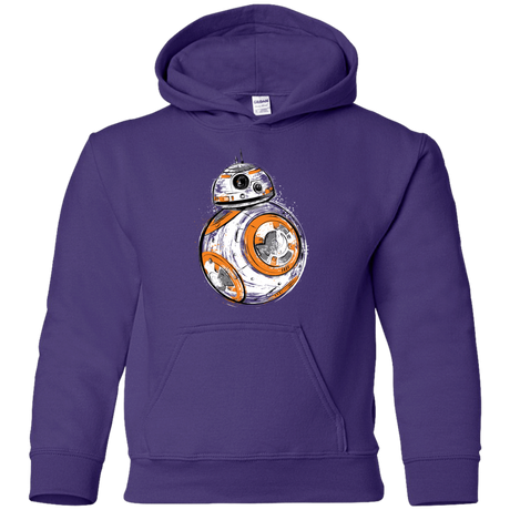 Sweatshirts Purple / YS Astromech Droid Youth Hoodie