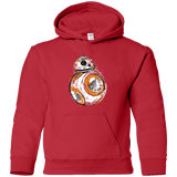 Sweatshirts Red / YS Astromech Droid Youth Hoodie
