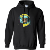 Sweatshirts Black / Small ASTRONAUT MONKEY Pullover Hoodie