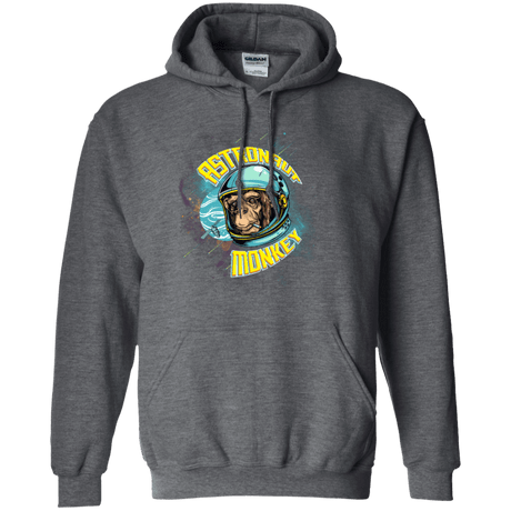 Sweatshirts Dark Heather / Small ASTRONAUT MONKEY Pullover Hoodie