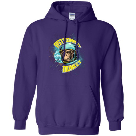 Sweatshirts Purple / Small ASTRONAUT MONKEY Pullover Hoodie