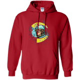 Sweatshirts Red / Small ASTRONAUT MONKEY Pullover Hoodie
