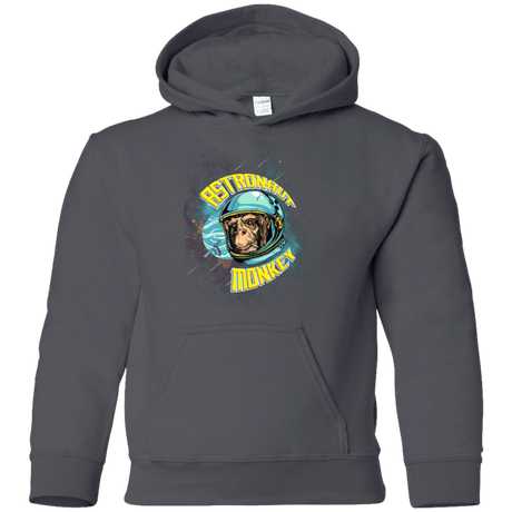 Sweatshirts Charcoal / YS ASTRONAUT MONKEY Youth Hoodie