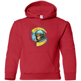 Sweatshirts Red / YS ASTRONAUT MONKEY Youth Hoodie
