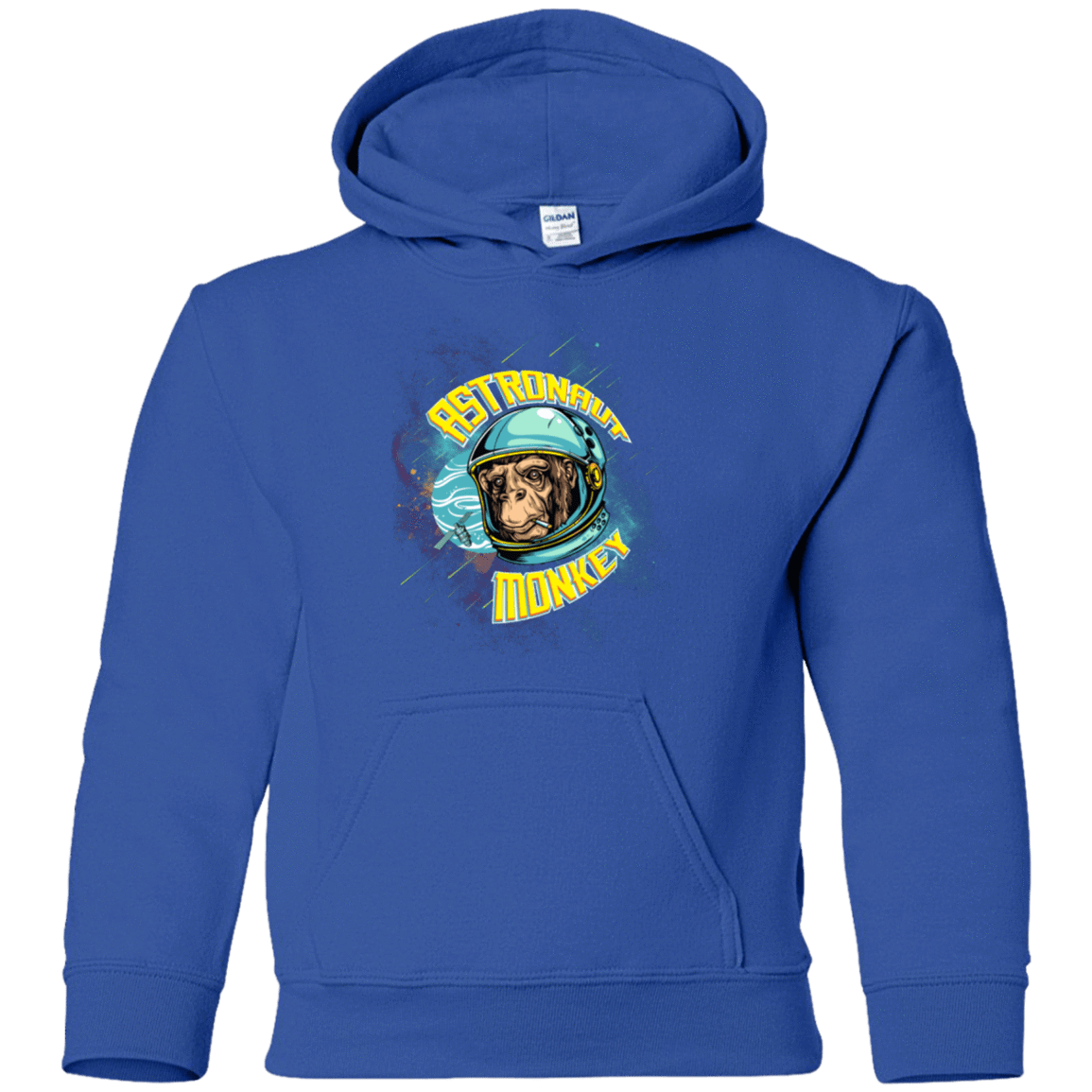 Sweatshirts Royal / YS ASTRONAUT MONKEY Youth Hoodie