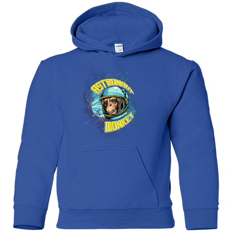 Sweatshirts Royal / YS ASTRONAUT MONKEY Youth Hoodie