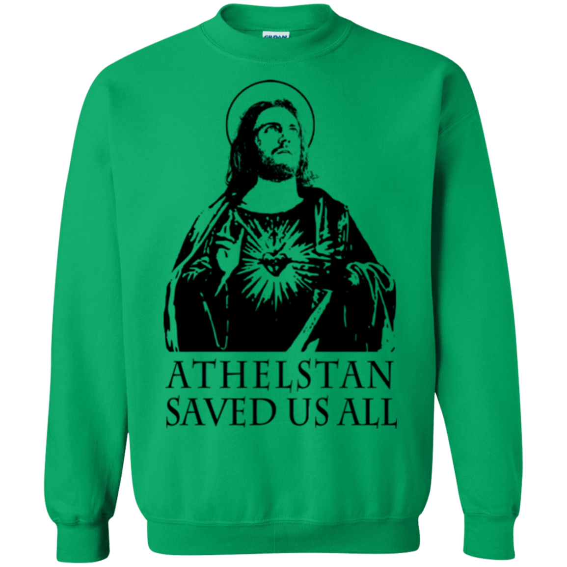 Sweatshirts Irish Green / Small Athelstan saves Crewneck Sweatshirt