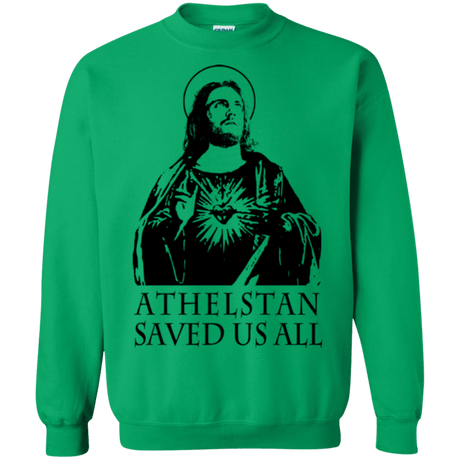 Sweatshirts Irish Green / Small Athelstan saves Crewneck Sweatshirt