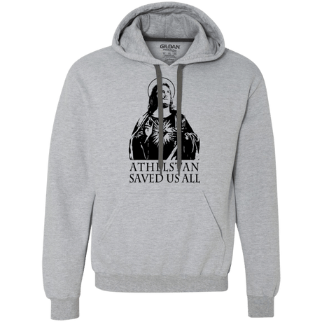 Sweatshirts Sport Grey / Small Athelstan saves Premium Fleece Hoodie