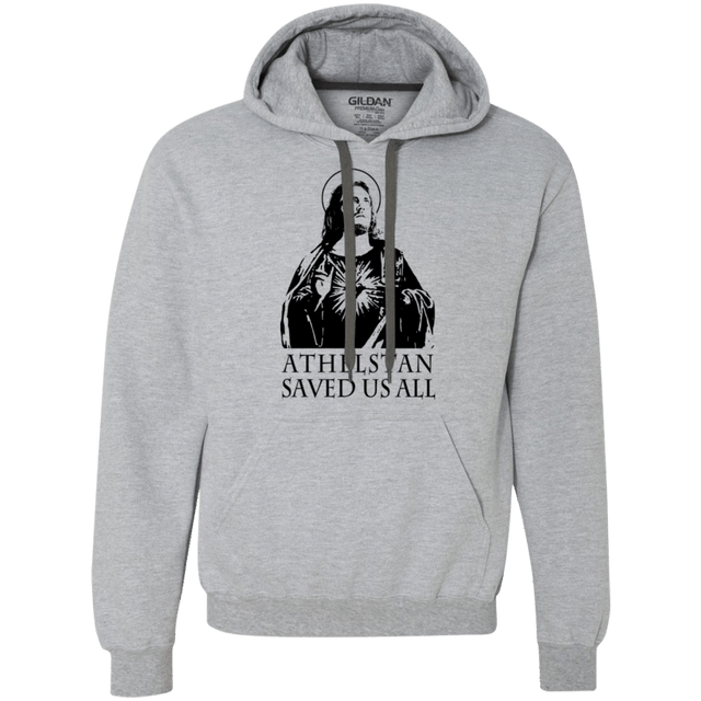 Sweatshirts Sport Grey / Small Athelstan saves Premium Fleece Hoodie