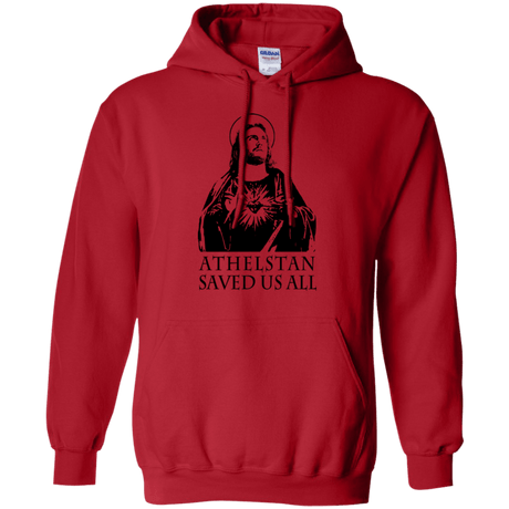 Sweatshirts Red / Small Athelstan saves Pullover Hoodie