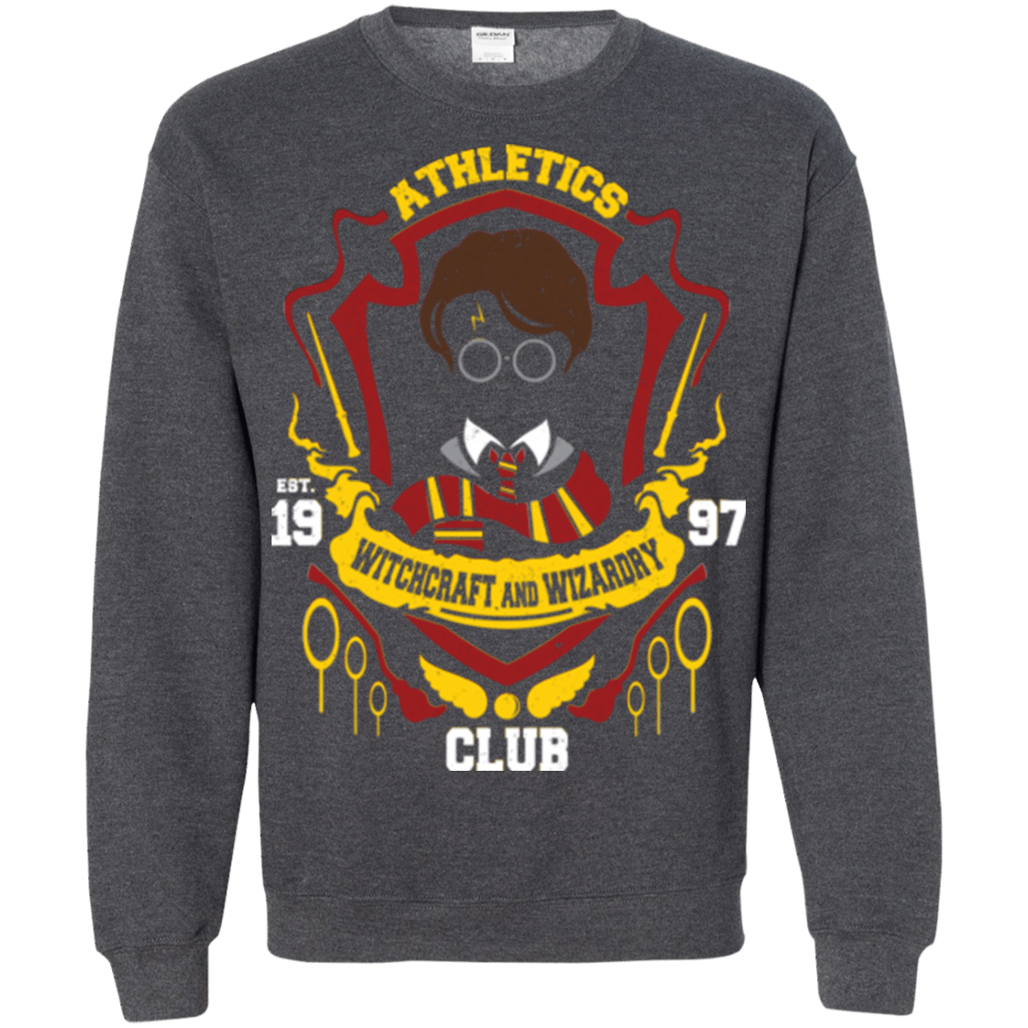 Sweatshirts Dark Heather / Small Athletics Club Crewneck Sweatshirt