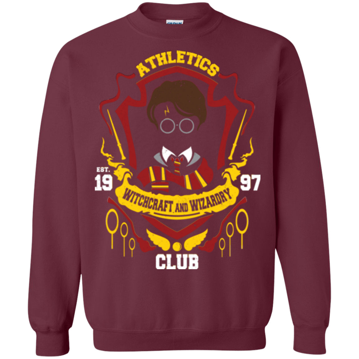 Sweatshirts Maroon / Small Athletics Club Crewneck Sweatshirt