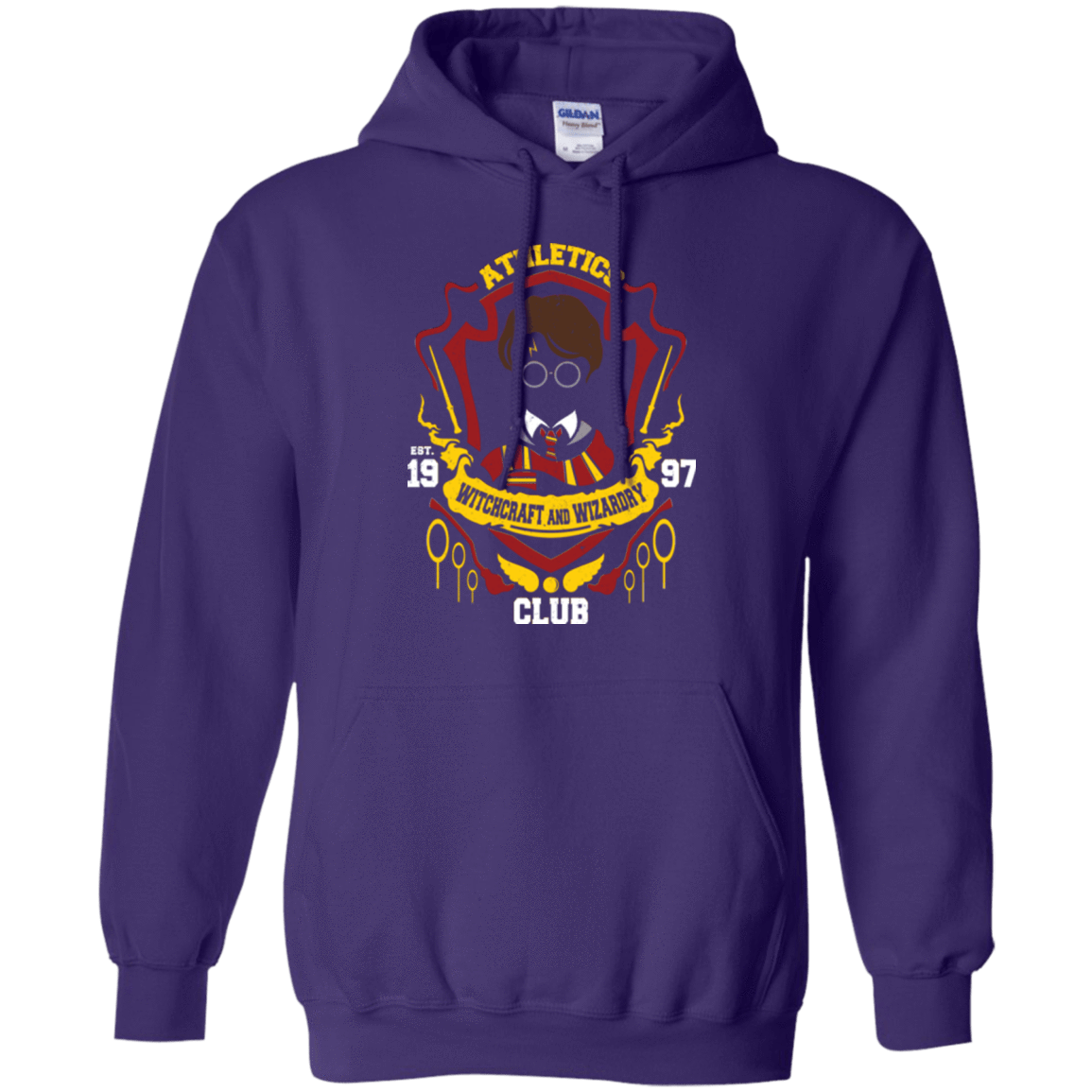 Sweatshirts Purple / Small Athletics Club Pullover Hoodie