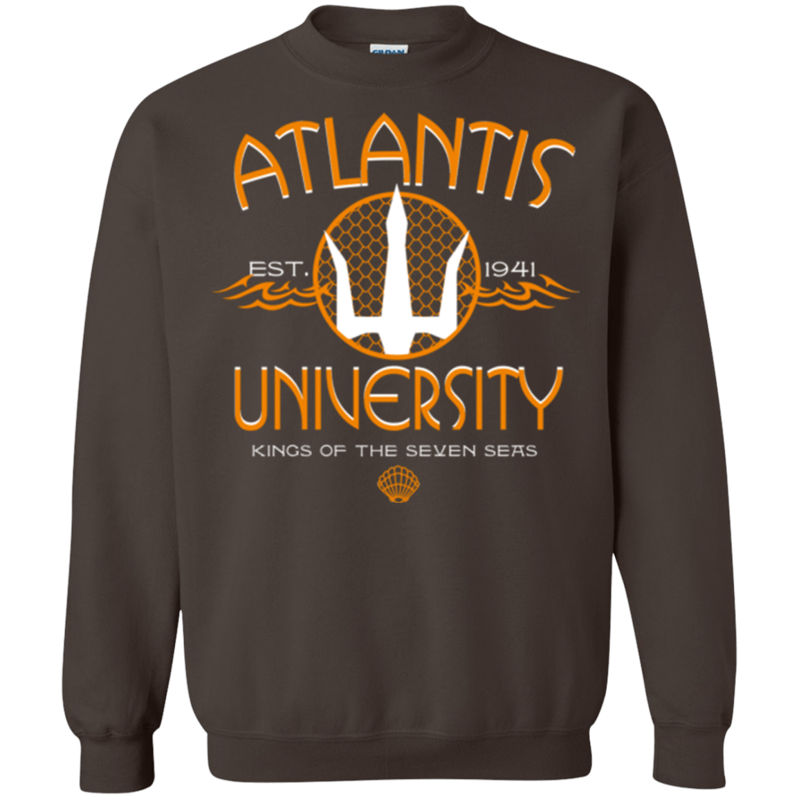 Sweatshirts Dark Chocolate / Small Atlantis University Crewneck Sweatshirt