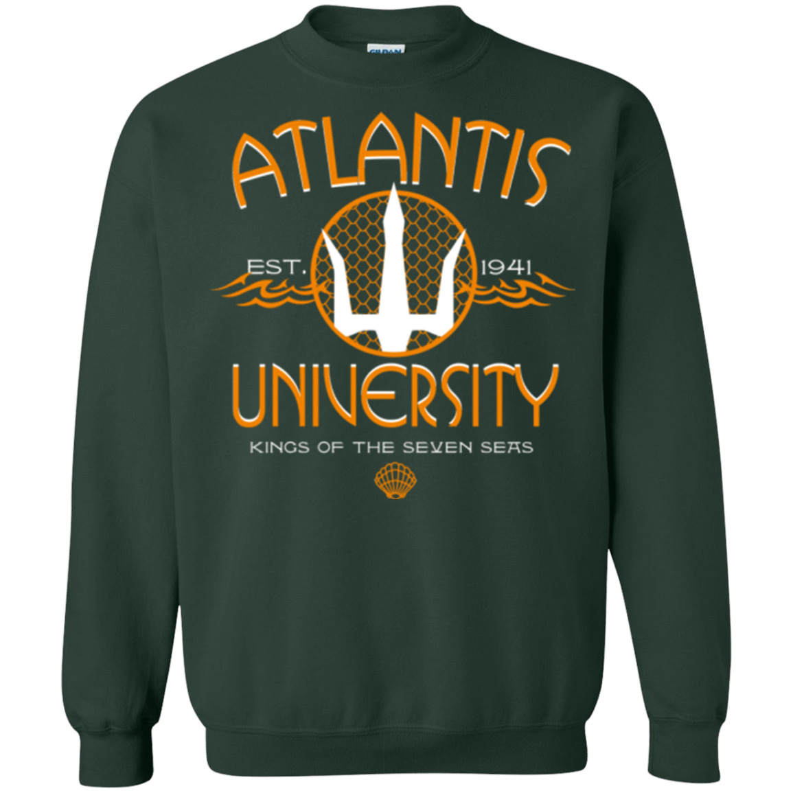 Sweatshirts Forest Green / Small Atlantis University Crewneck Sweatshirt