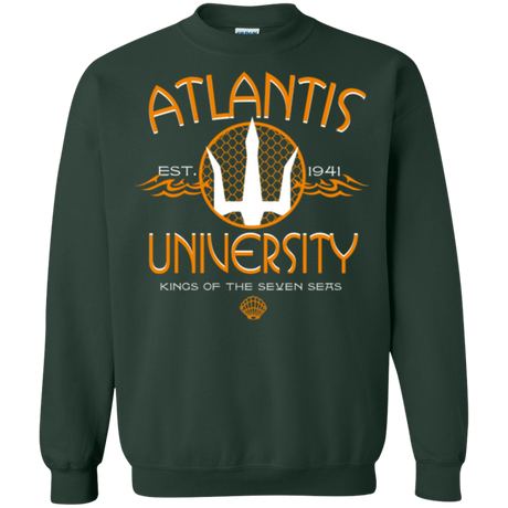 Sweatshirts Forest Green / Small Atlantis University Crewneck Sweatshirt