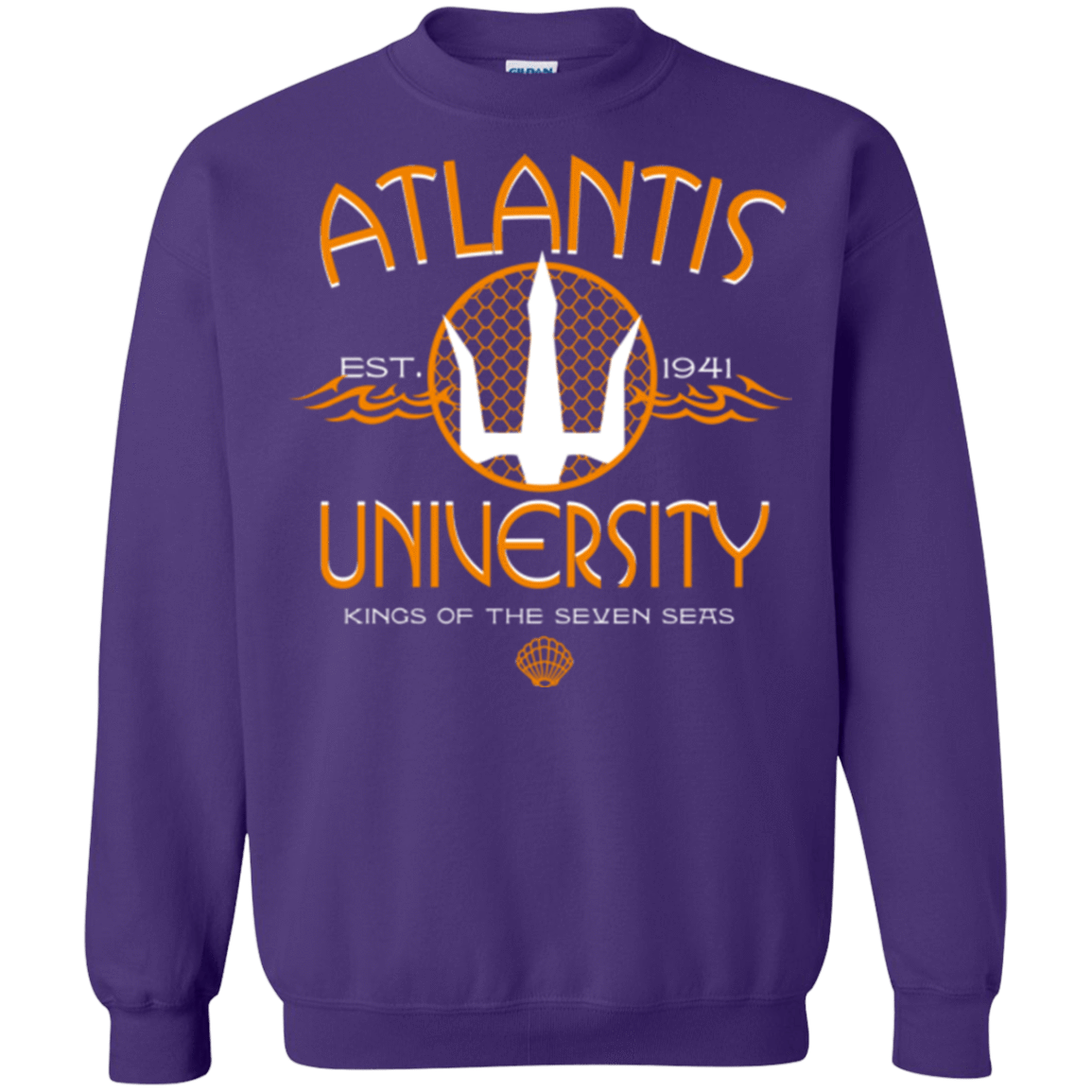 Sweatshirts Purple / Small Atlantis University Crewneck Sweatshirt