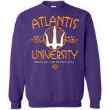Sweatshirts Purple / Small Atlantis University Crewneck Sweatshirt