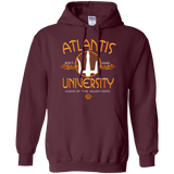 Sweatshirts Maroon / Small Atlantis University Pullover Hoodie