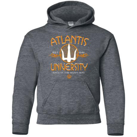 Sweatshirts Dark Heather / YS Atlantis University Youth Hoodie