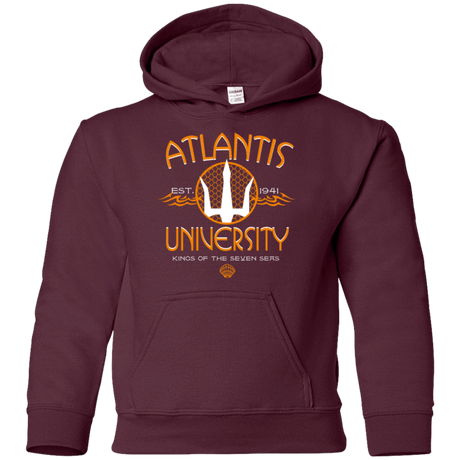 Sweatshirts Maroon / YS Atlantis University Youth Hoodie