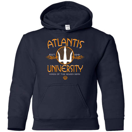 Sweatshirts Navy / YS Atlantis University Youth Hoodie
