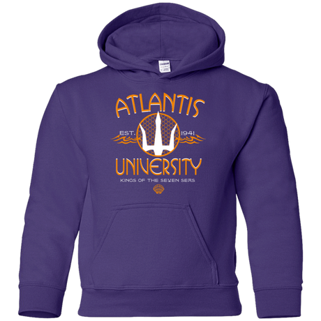 Sweatshirts Purple / YS Atlantis University Youth Hoodie