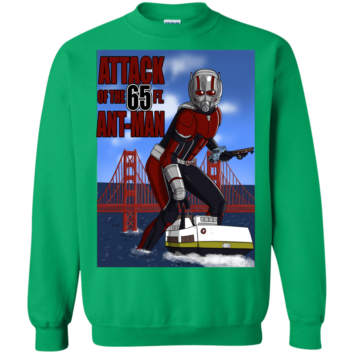 Sweatshirts Irish Green / S Attack of the 65 ft. Ant-Man Crewneck Sweatshirt