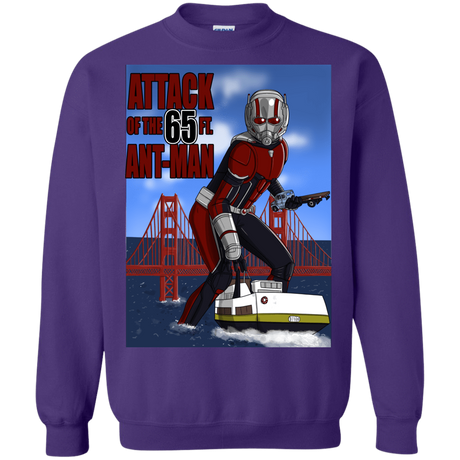 Sweatshirts Purple / S Attack of the 65 ft. Ant-Man Crewneck Sweatshirt