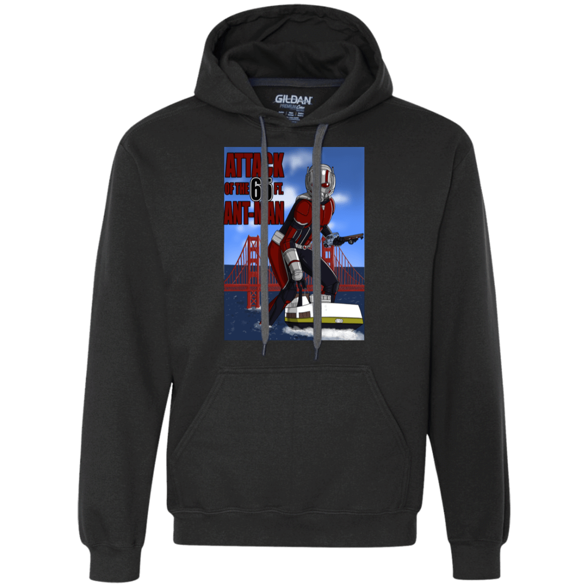 Sweatshirts Black / S Attack of the 65 ft. Ant-Man Premium Fleece Hoodie