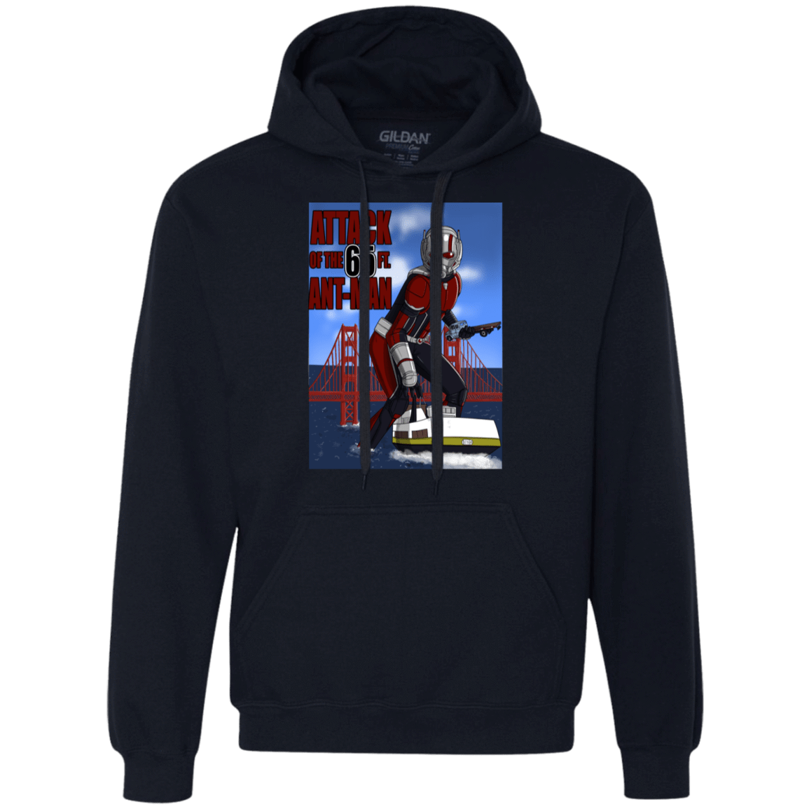 Sweatshirts Navy / S Attack of the 65 ft. Ant-Man Premium Fleece Hoodie