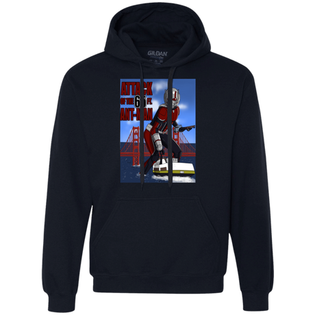 Sweatshirts Navy / S Attack of the 65 ft. Ant-Man Premium Fleece Hoodie