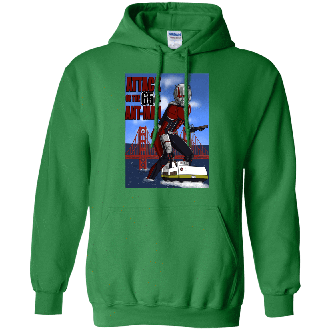 Sweatshirts Irish Green / S Attack of the 65 ft. Ant-Man Pullover Hoodie