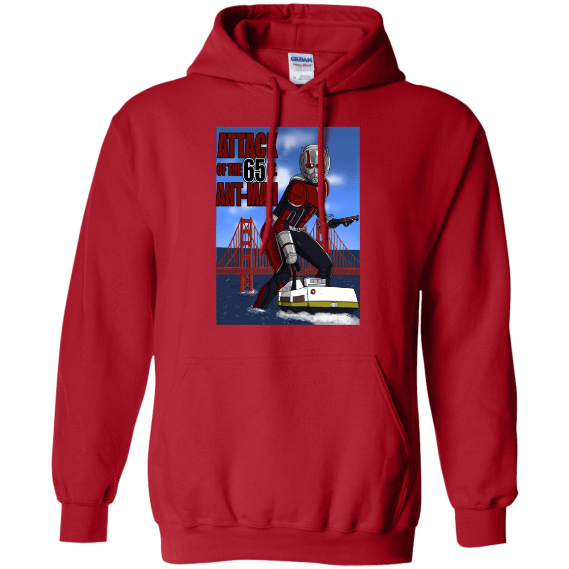 Sweatshirts Red / S Attack of the 65 ft. Ant-Man Pullover Hoodie