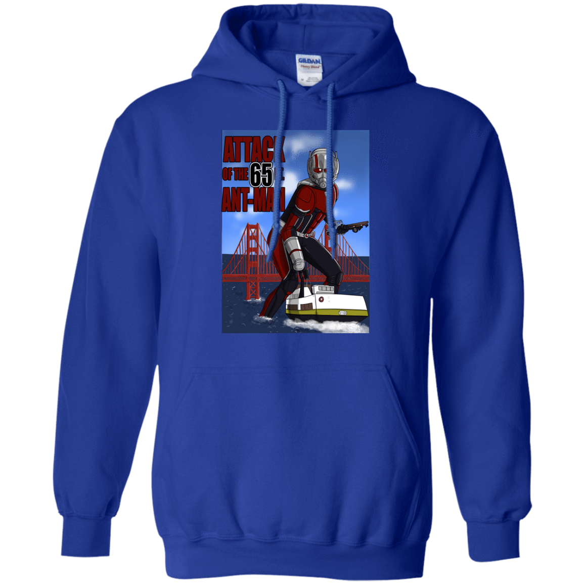 Sweatshirts Royal / S Attack of the 65 ft. Ant-Man Pullover Hoodie