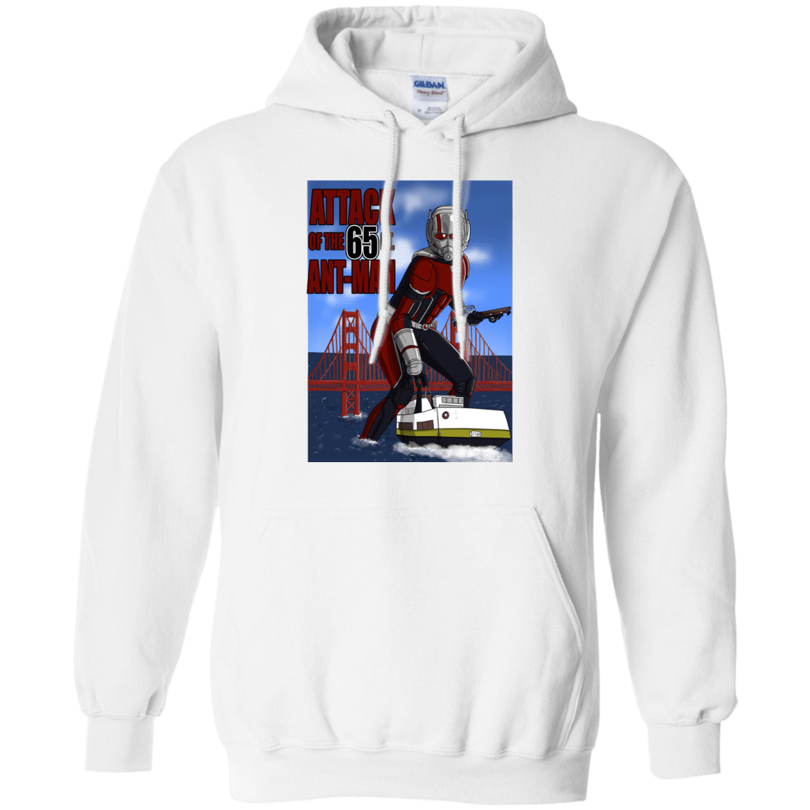 Sweatshirts White / S Attack of the 65 ft. Ant-Man Pullover Hoodie