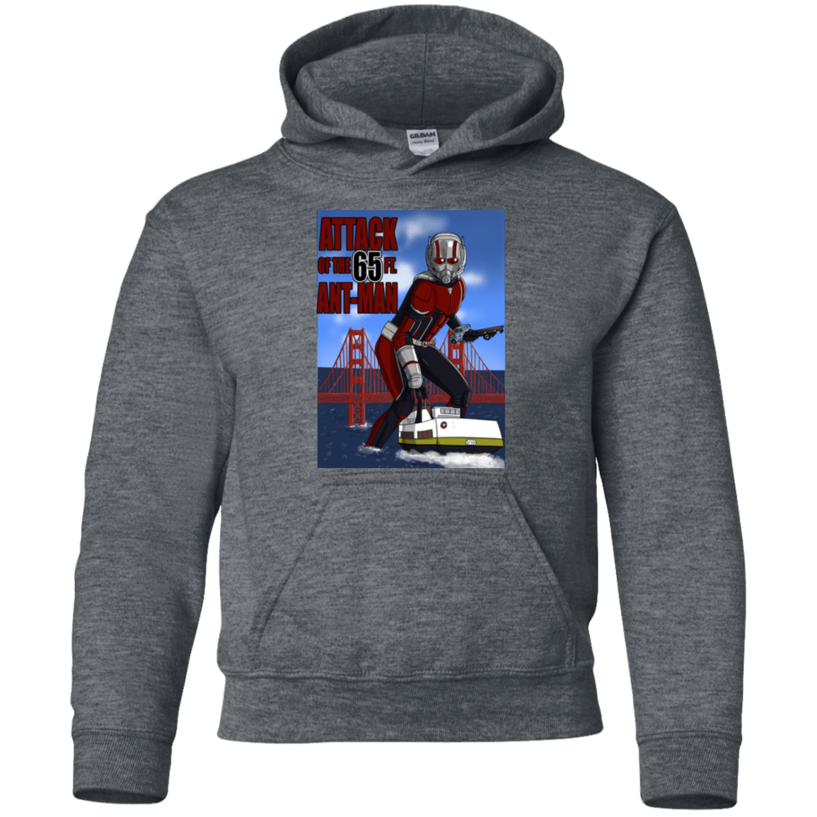 Sweatshirts Dark Heather / YS Attack of the 65 ft. Ant-Man Youth Hoodie
