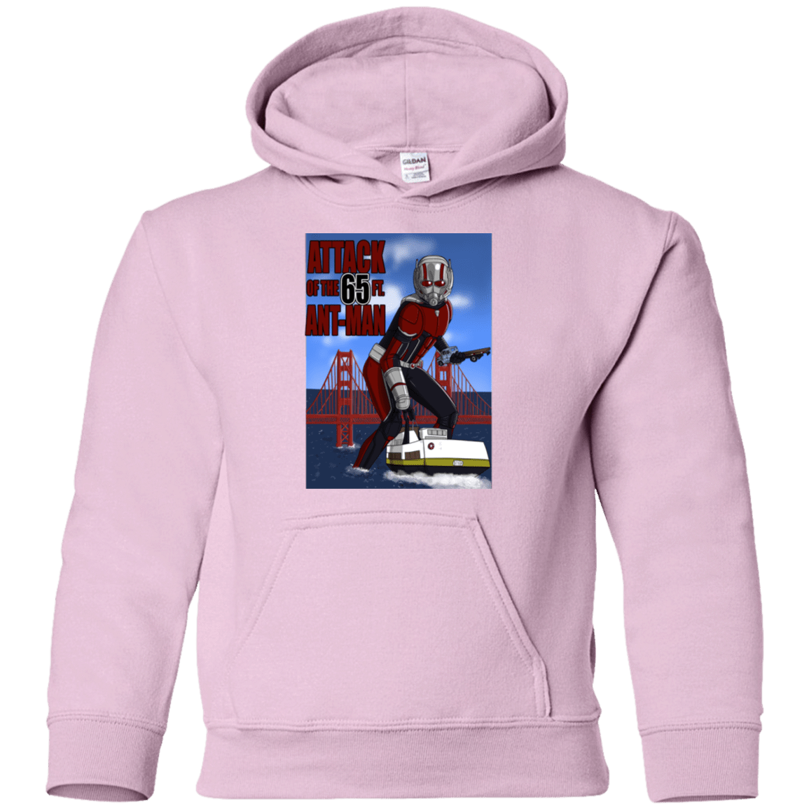 Sweatshirts Light Pink / YS Attack of the 65 ft. Ant-Man Youth Hoodie