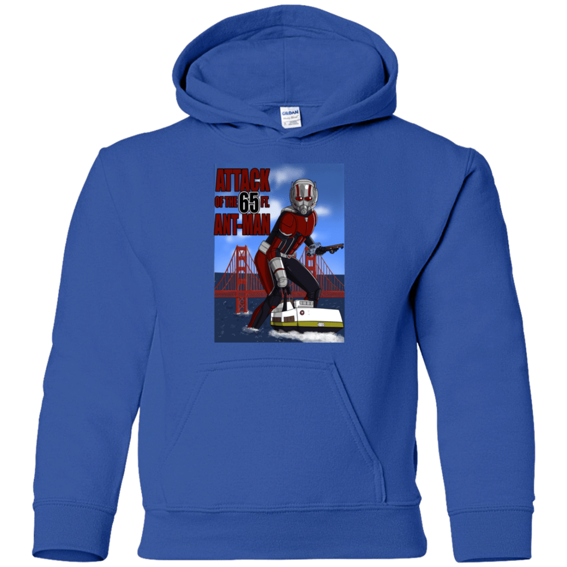 Sweatshirts Royal / YS Attack of the 65 ft. Ant-Man Youth Hoodie