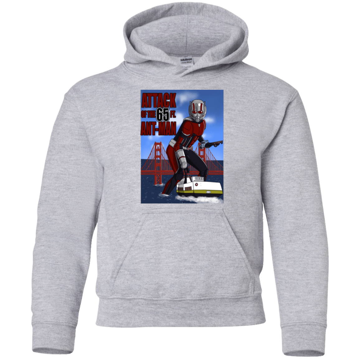 Sweatshirts Sport Grey / YS Attack of the 65 ft. Ant-Man Youth Hoodie