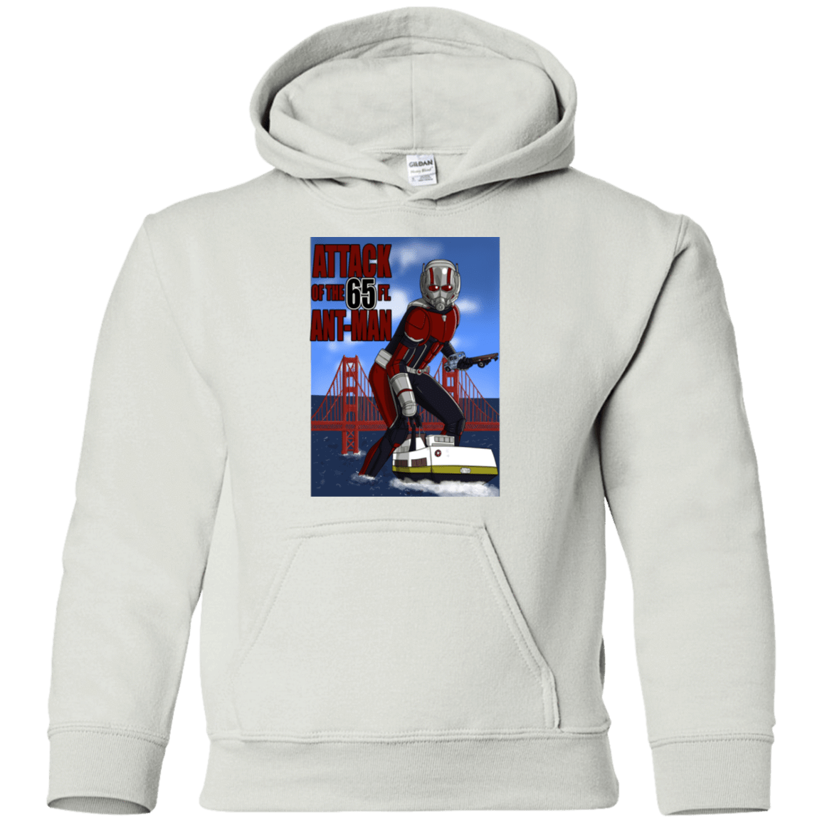 Sweatshirts White / YS Attack of the 65 ft. Ant-Man Youth Hoodie