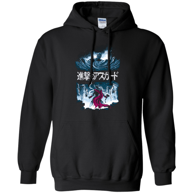 Sweatshirts Black / Small Attack On Asgard Pullover Hoodie