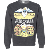 Sweatshirts Dark Heather / Small Attack on Freeze Crewneck Sweatshirt